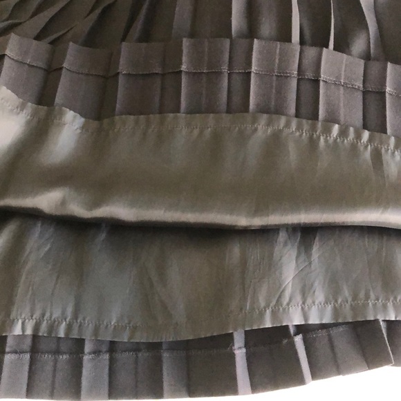 ESCADA Vintage Classic Navy Blue Knife Pleated Wool Gabardine Maxi Skirt - Picture 5 of 10